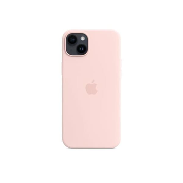 Siliconfodral med MagSafe för Apple iPhone 14 Plus Rosa krita