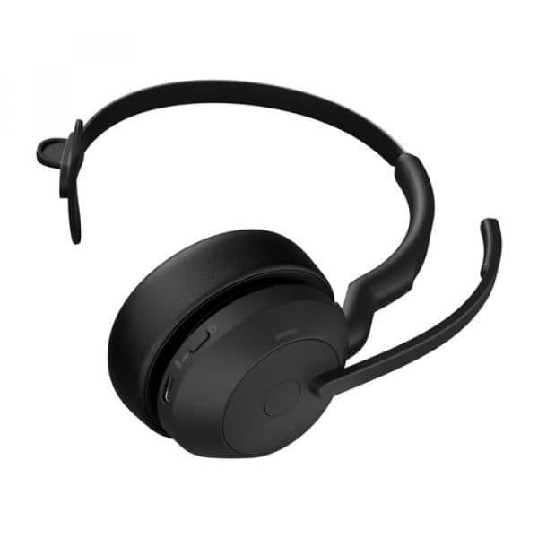 Hovedtelefon - Jabra - Evolve2 55 UC Mono - Bluetooth - Aktiv støjdæmpning - USB-A