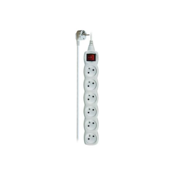 EMOS P1612 Afbryder CA 250 V udgangsforbindelser: 6 2 m Frankrig hvid
