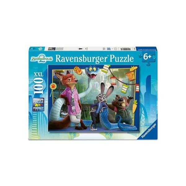 Pussel 100 bitar XXL Ravensburger Zootopia