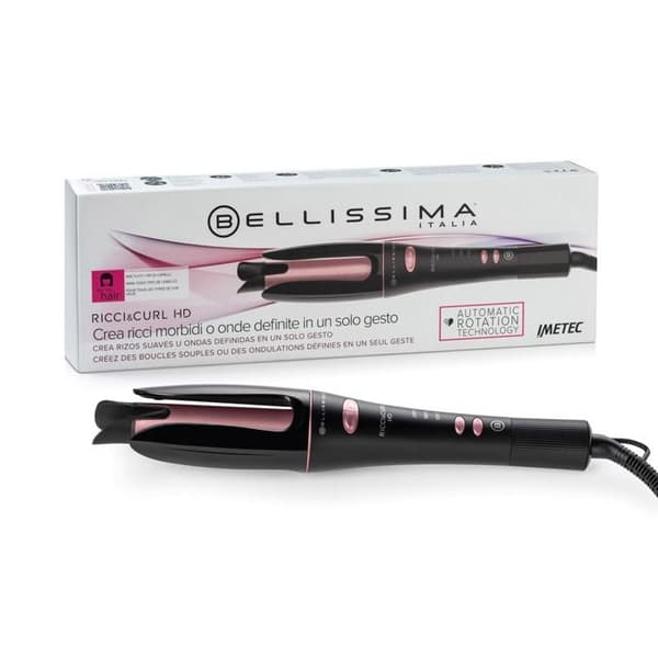 Bellissima Ricci & Curl HD Sort krøllejern