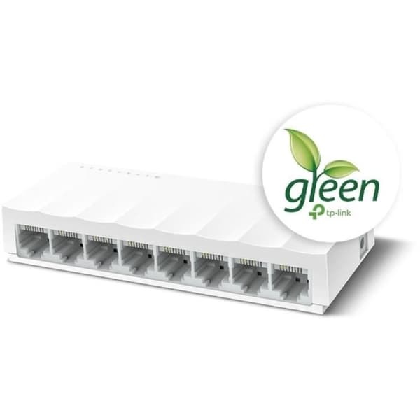 Switch Ethernet - TP-LINK - LS1008 - 8 Porte RJ45 - Plug and Play - Plastikhus
