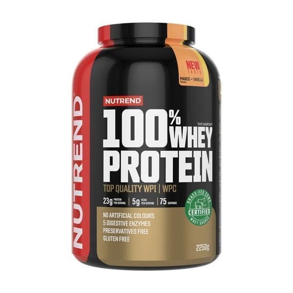100% Vassleprotein – 2,25 kg – Smak Mango Vanilj