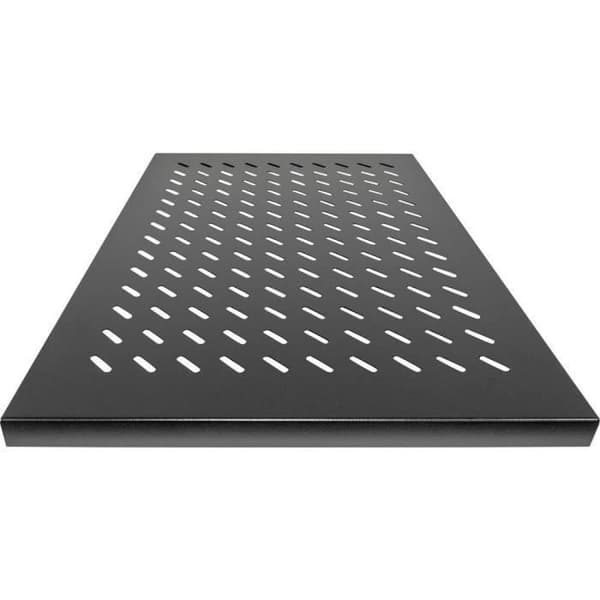 Gulvplade - INTELLINET - 712576 - 19 tommer - Fast montering - Sort farve