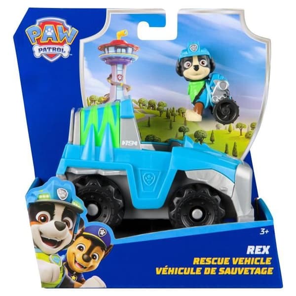 SPIN MASTER FORDON + FIGUR FIGUR REX La Pat' Patrouille