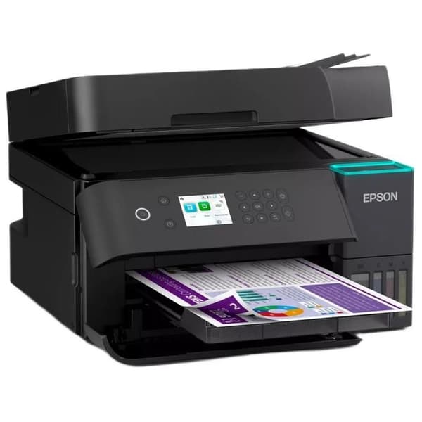 Epson EcoTank L6370 multifunktionsprinter farve A4 Wi-Fi sort