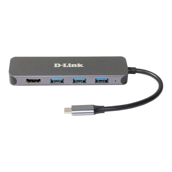 USB-hub - D-Link - DUB-2333 - USB-C - HDMI - 3 porte USB 3.2