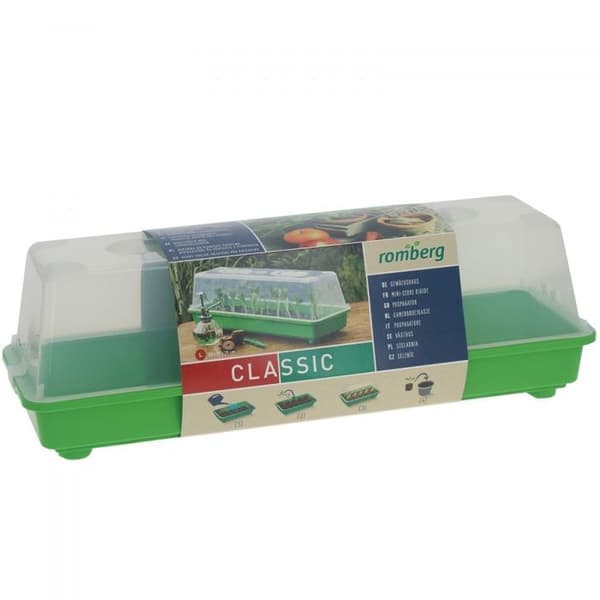 Mini drivhus uden opvarmning i stift plastik 58 x 19 x 19 cm