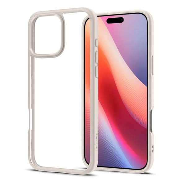Spigen Ultra Hybrid Cover til iPhone 16 Pro - Natural Titanium