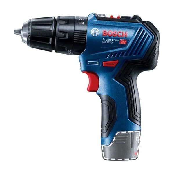 Slagnøgle - Bosch - GSB 12V-30 - 12V - 2 hastigheder - 10 mm chuck