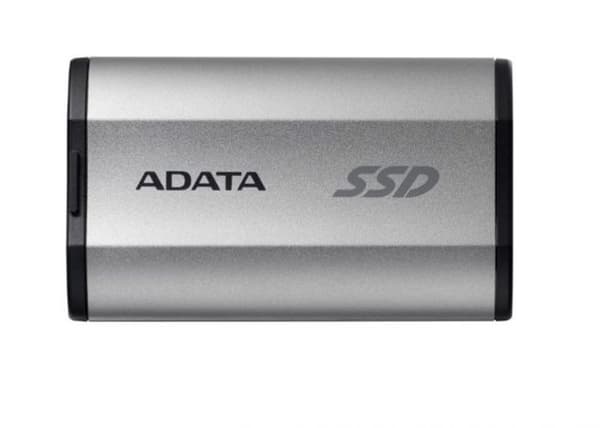 Extern hårddisk - ADATA - SD810 - 500 Go - USB Typ-C - 2000 MB/s - Grå - Silver