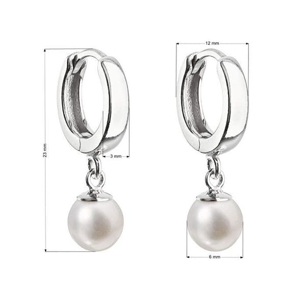Ringar i silver med sötvattenspärlor 21008.1