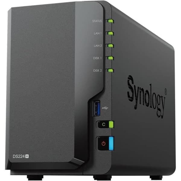 NAS-server - SYNOLOGY - DS224+ - 2 båse