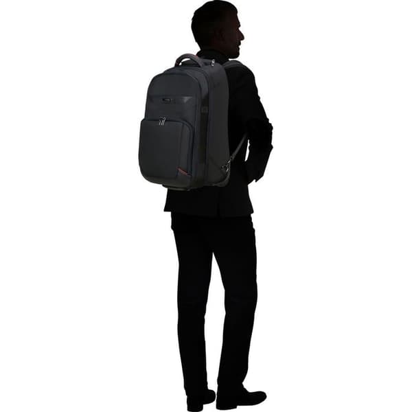 Rygsæk til bærbar computer - Samsonite - PRO-DLX 6 - 17,3 tommer - Vandtæt - Sort