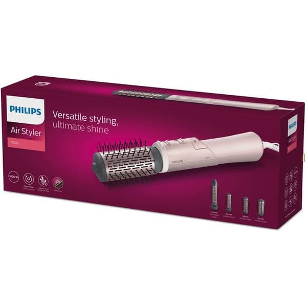 Blæsebørste - PHILIPS - BHA 735/00 - Ionisering - 3 varmeindstillinger - 2 hastigheder - Inkluderede tilbehør
