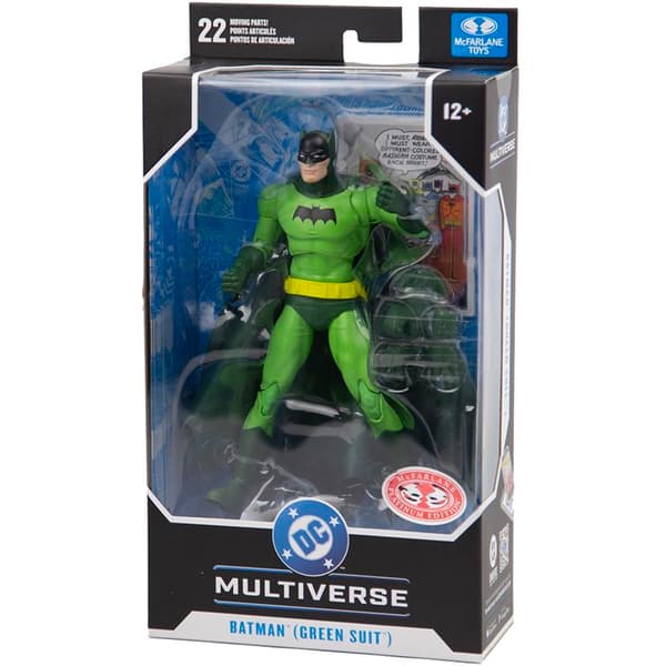 Figur - MCFARLANE - DC MULTIVERSE 7IN - Batman Vert (CHASE) - Begränsad utgåva - 17,78 cm