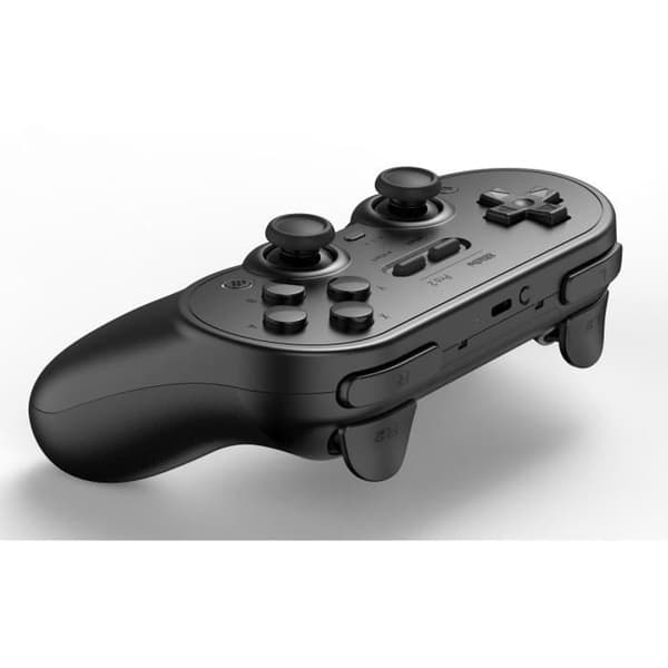 Bluetooth trådlös handkontroll - 8bitDo Pro2 Black Edition - Switch, PC, Android, Raspberry Pi