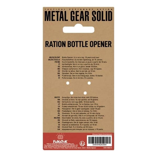 FaNaTtik - Metal Gear Solid - Solid Ration Åbner 8 cm