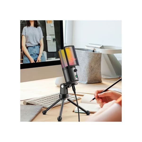USB-kondensatormikrofon - FIFINE - K669 PRO2 - Kardiode - USB Typ-C - RGB