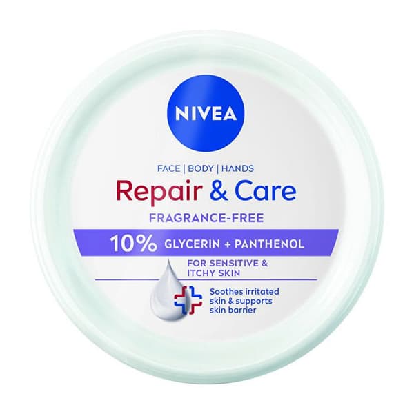 Fugtgivende kropscreme til sensitiv hud Reparation