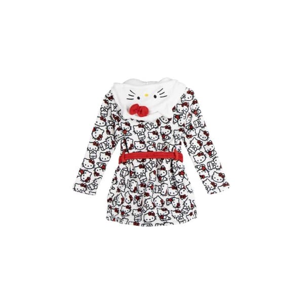 Badrumsmikrofleece med applikationer – Hello Kitty