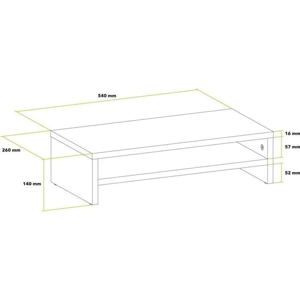 AlzaErgo Riser ER160WB
