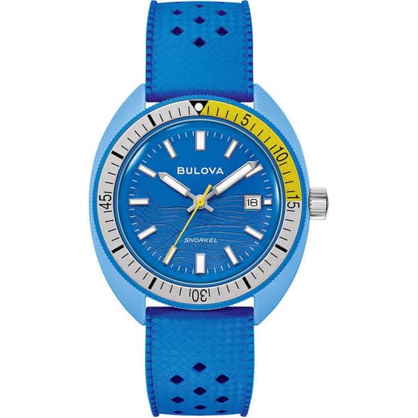 Ur - Bioceramic, Blå Gummi - Bulova - 98B445