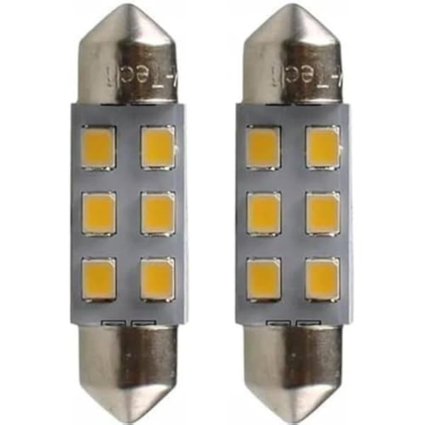 LED-pære - M-TECH - 41mm - Hvid - 24V - Indendørs - Moderne