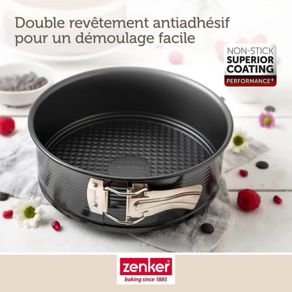 Lös form med fällbara kanter 20 cm Zenker PerfectBack+