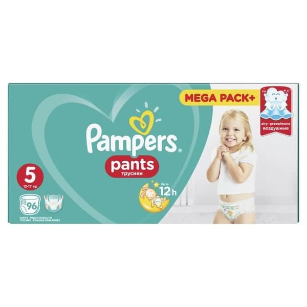 PAMPERS Bukser Størrelse 5 Junior 96 stk.