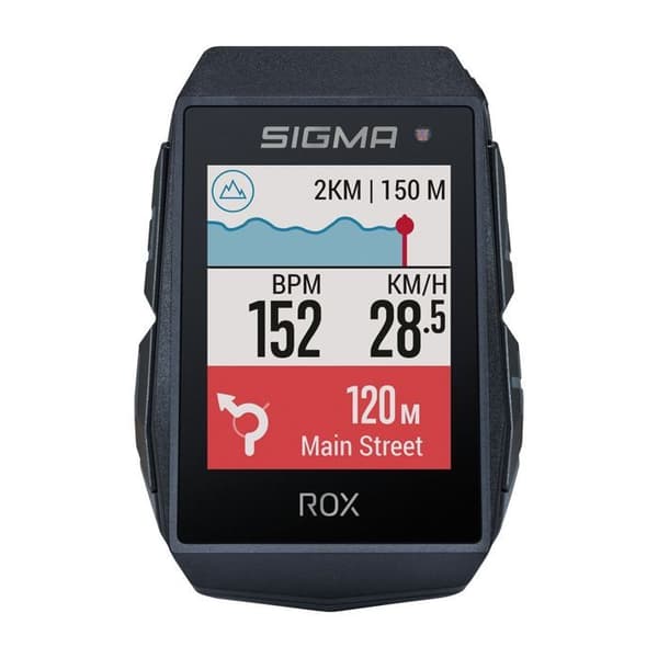Cykelcomputer - Sigma - ROX 11.1 EVO - 1000 mAh - 162 funktioner - Sort