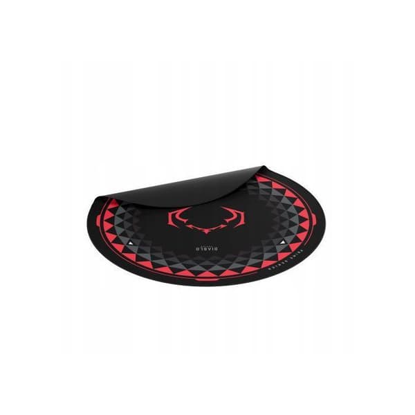 Skridsikkert tæppe til gaming stol Diablo Chairs sort og rød