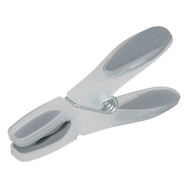 Set med 24 plastklämmor "Rubber"