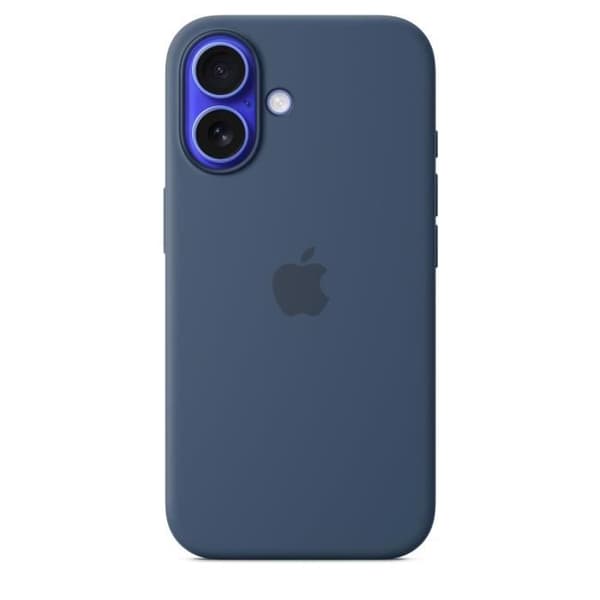 APPLE iPhone 16 - Silikonetui med MagSafe - Denim