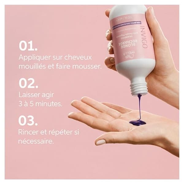 WELLA - Shampoo Blonde Recharge Invigo 500mL