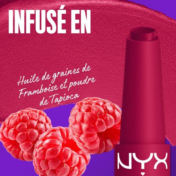 NYX Professional Makeup Fat Matte Læbestift Mat Cremet Hibiscus Kram