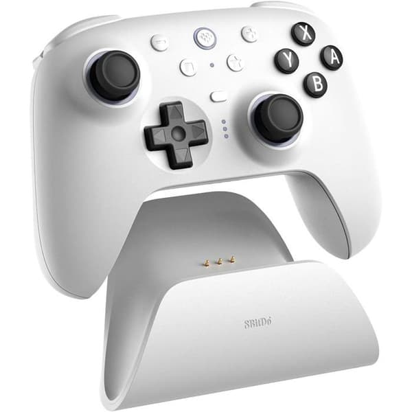8BitDo Ultimate 2 Bluetooth - Switch 1 & 2 / PC Windows - Vit utgåvan