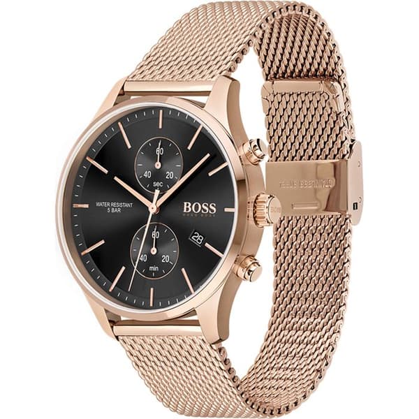 Klocka - BOSS - Associated Chrono - Rostfritt stål - Rosa - Herr