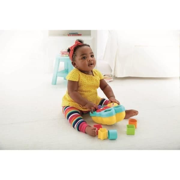 FISHER-PRIS - Butterfly Shape Sorter - Shape Box - Häckande Pyramid - Blandat