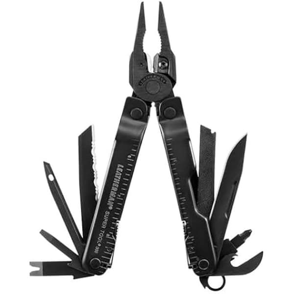 Multifunktionsværktøj - LEATHERMAN - SuperTool 300M - Sort - Rustfrit stål - Kompatibel bitsæt