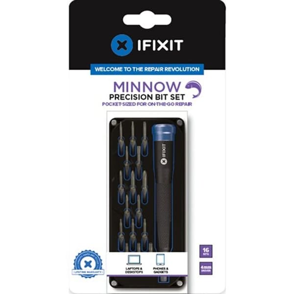 Ifixit Minnow Præcisionsbit Sæt Repareringskit Sort og Blå
