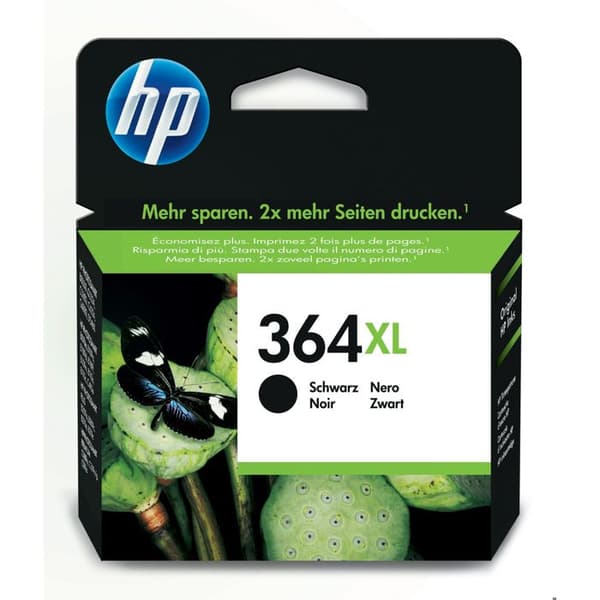 364XL blækpatron - Sort - Inkjet - 550 sider - HP