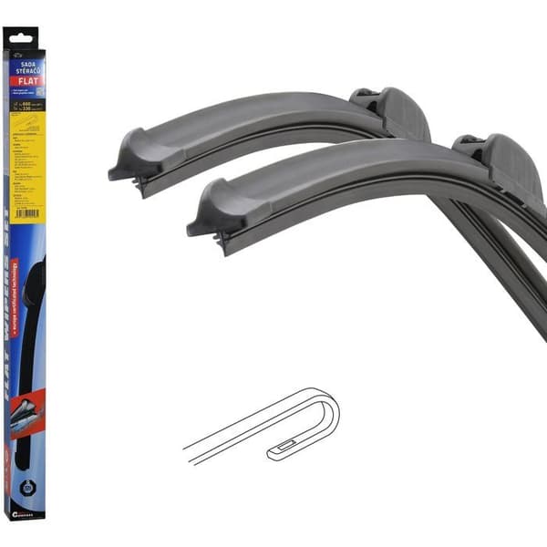 Boussole Ensemble platt (krok) 660 330mm