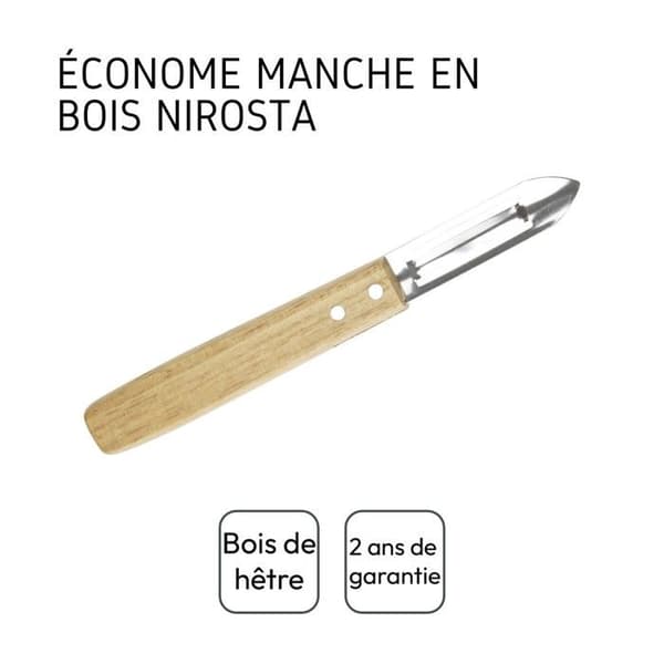 Eplucheur Econome Natur 16 cm Nirosta