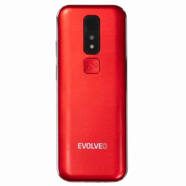Mobiltelefon - EVOLVEO - EasyPhone LT - Rød - 2,8" TFT - Dobbelt SIM - 2Mpx