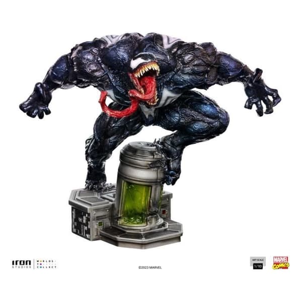 Statuette - IRON STUDIOS - Venom - Harpiks - 1/10 - Sort