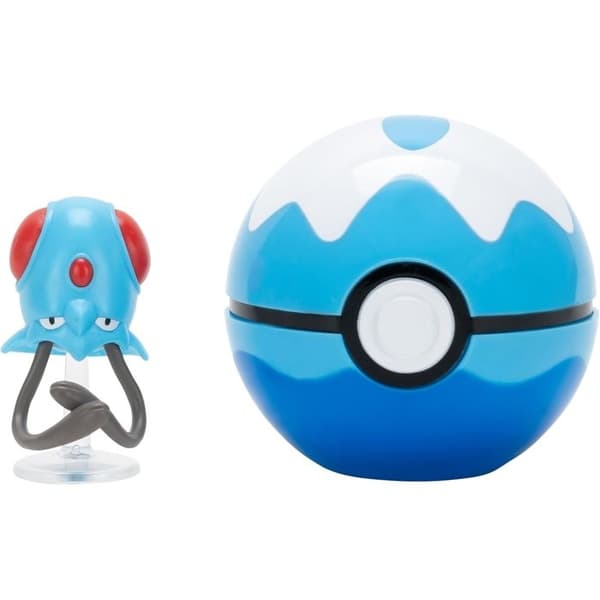 Pokémon Tentacool og Speed Ball Clip 'N' Go