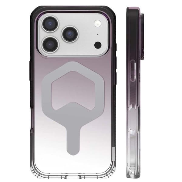 Coque Magsafe - UAG - iPhone 17 Pro Max - Stötsäker - Transparent lila gradient - Mjuk
