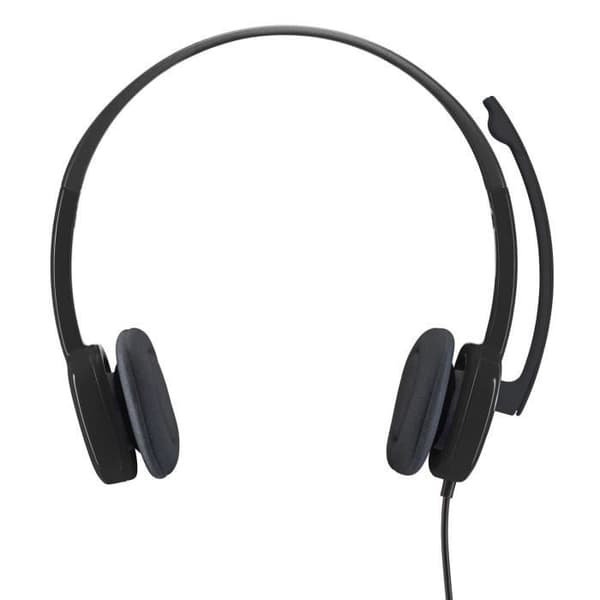 LOGITECH - H151 Stereo Headset - Sort
