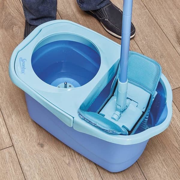 Spontex Kit Flad Moppe Express System+ XL med Rotationsspand - XL Hoved